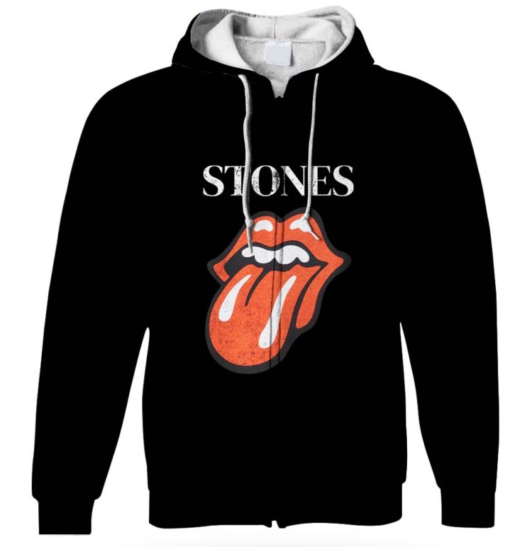 The Rolling Stones Grunge Big Tongue T-Shirt Big Tongue Shirt