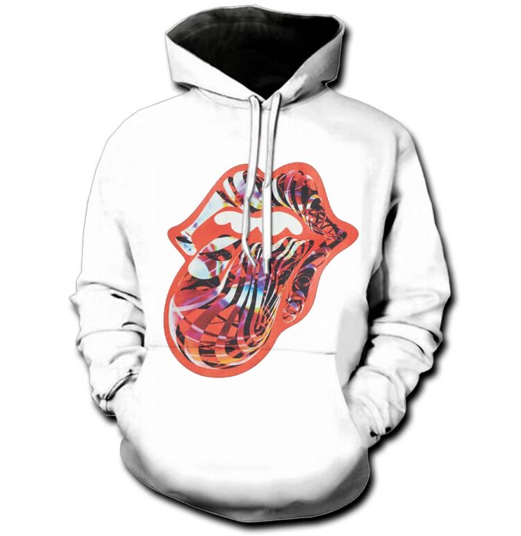 The Rolling Stones Red Psychedelic Big Tongue Shirt