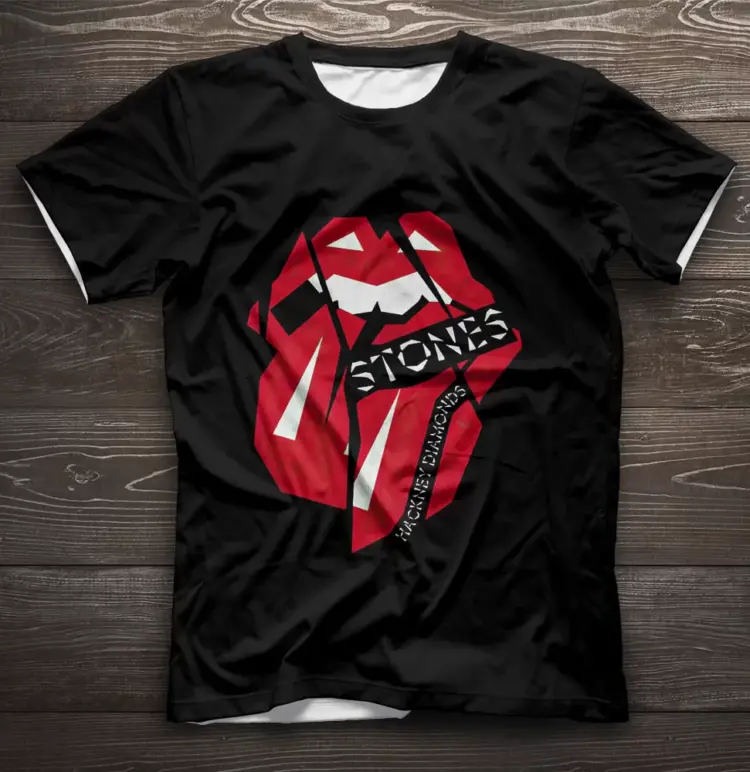 The Rolling Stones Hackney Diamond Red Tongue Shirt