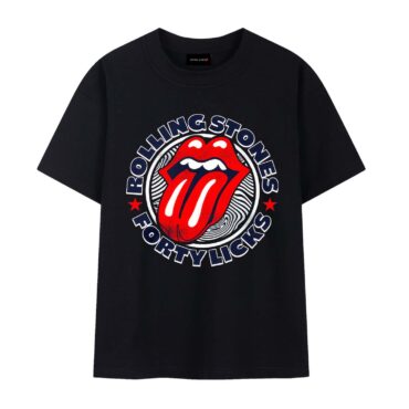 Rolling Stones Forty Licks Tongue Fingerprint Shirt