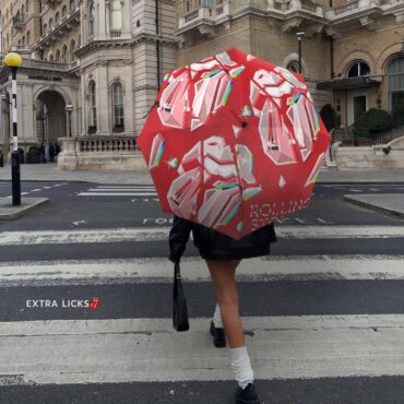 The Rolling Stones Hackney Diamonds Multi Tongues Umbrella